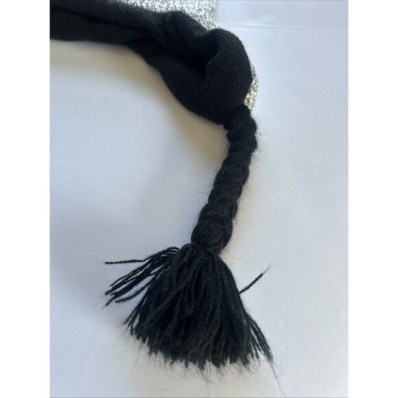 Women’s Knit Winter Grey Panda Hat One Size - Picture 5 of 6